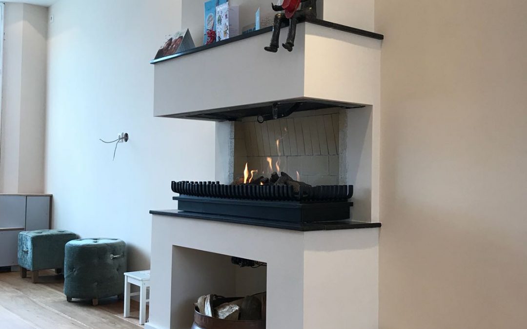 Vrijhangende haard