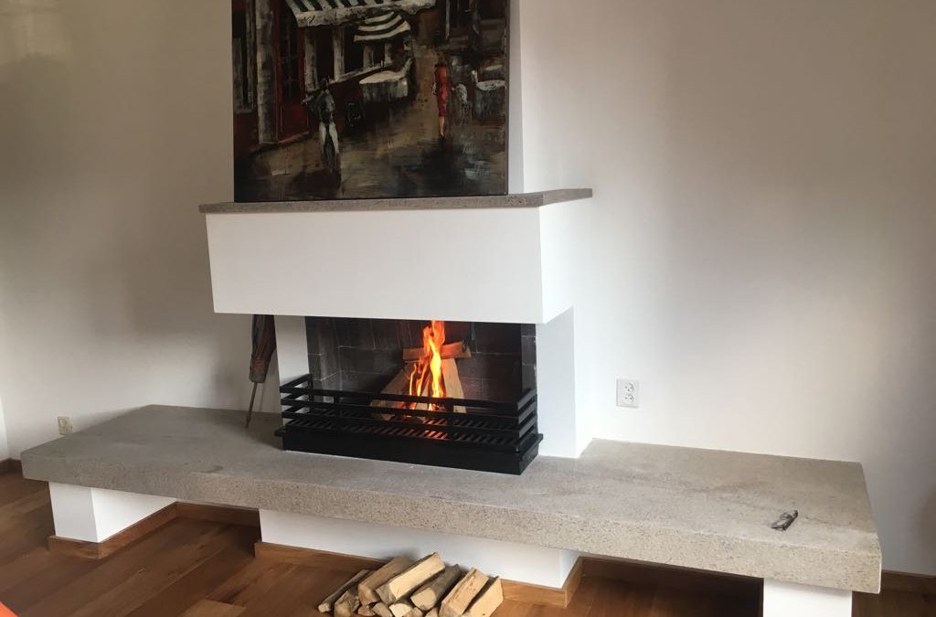 Modern gestuukte schouw