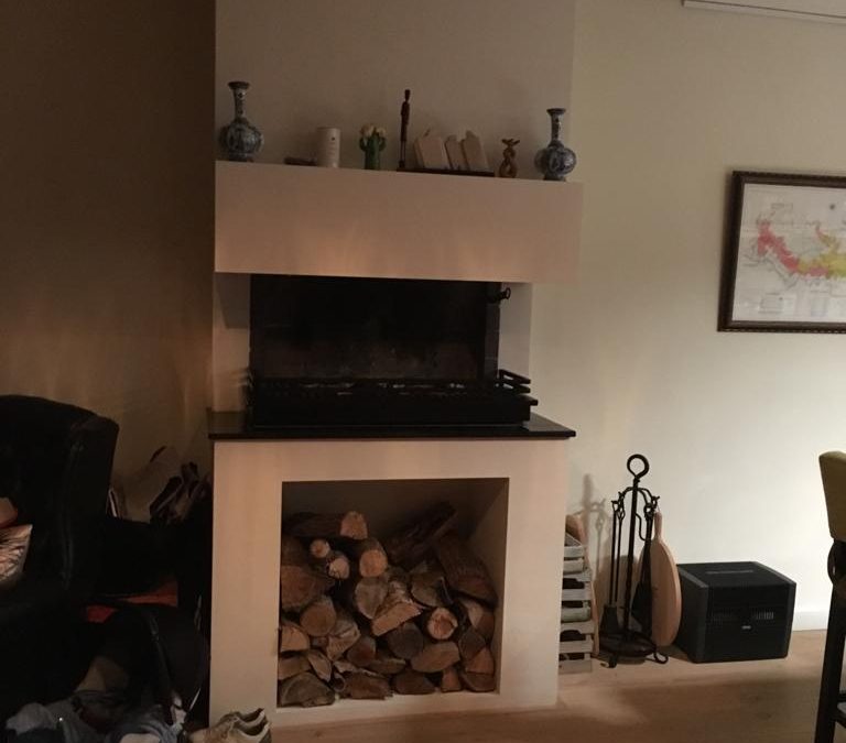 Verhoogde keuken haard