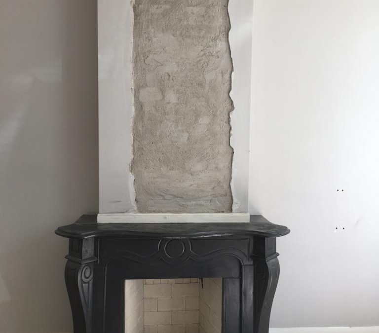 Inbouwen stookgedeelte in bestaande schouw