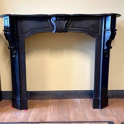 Antieke Marmeren voorzet/omloop schouw