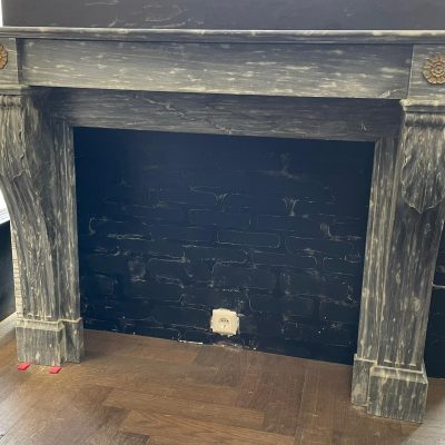 Marmeren voorzetschouw - Grey