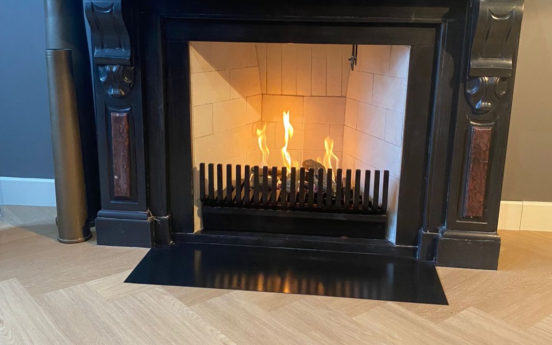 Handmade stookgedeelte ingebouwd